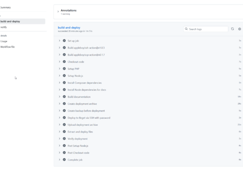 🚀 Деплой WordPress сайта на хостинг через GitHub Actions